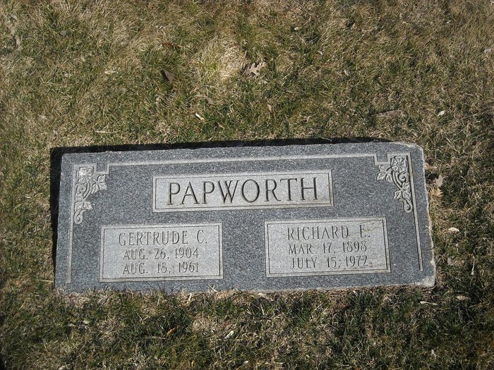 Papworth RE Grave